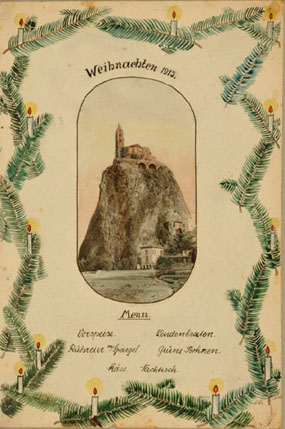 menu noel allemand 1915